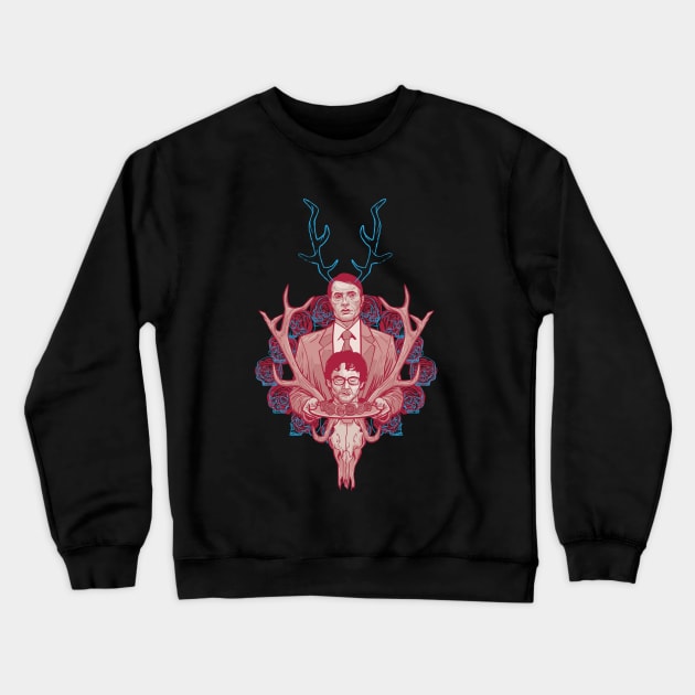 Murder is Meat Crewneck Sweatshirt by zombiedollars